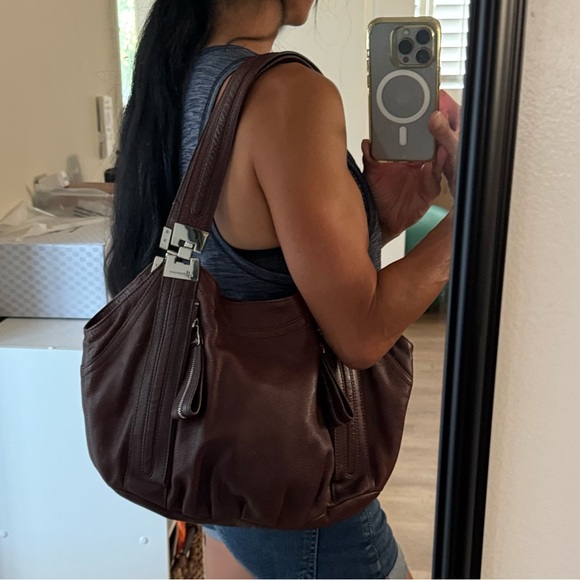 B Makowsky Large Brown Purse - Picture 11 of 11